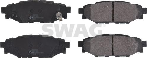 Swag 33 10 7329 - Kit de plaquettes de frein, frein à disque cwaw.fr