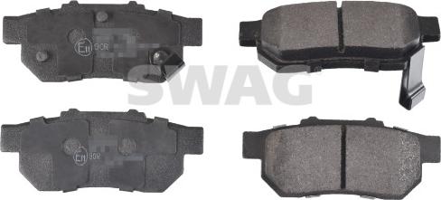 Swag 33 10 7285 - Kit de plaquettes de frein, frein à disque cwaw.fr