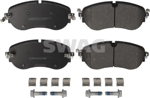 Swag 33 11 0582 - Kit de plaquettes de frein, frein à disque cwaw.fr