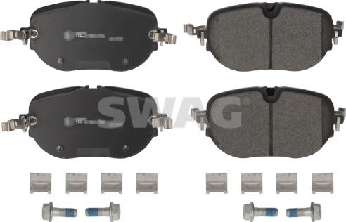 Swag 33 11 0579 - Kit de plaquettes de frein, frein à disque cwaw.fr