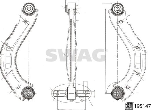 Swag 33 11 1956 - Bras de liaison, suspension de roue cwaw.fr