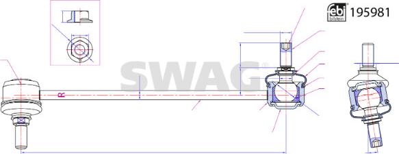 Swag 33 11 1936 - Entretoise / tige, stabilisateur cwaw.fr