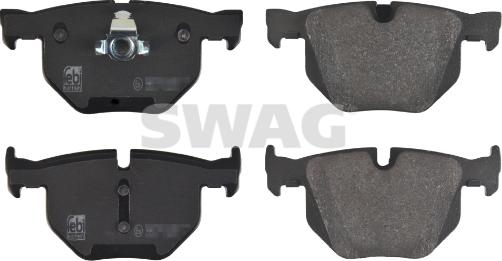 Swag 20 91 6466 - Kit de plaquettes de frein, frein à disque cwaw.fr