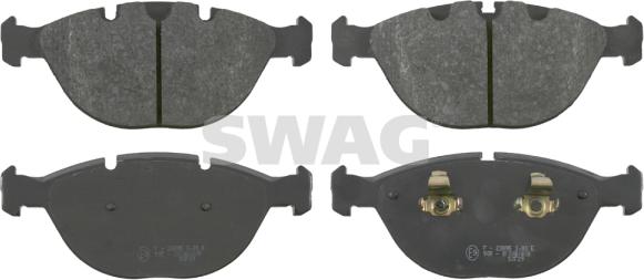 Swag 20 91 6501 - Kit de plaquettes de frein, frein à disque cwaw.fr