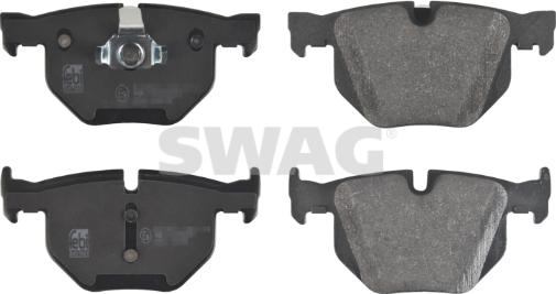 Swag 20 91 6633 - Kit de plaquettes de frein, frein à disque cwaw.fr