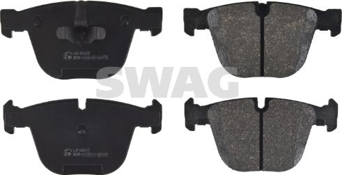 Swag 20 91 6804 - Kit de plaquettes de frein, frein à disque cwaw.fr