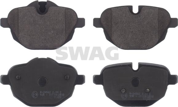 Swag 20 91 6839 - Kit de plaquettes de frein, frein à disque cwaw.fr