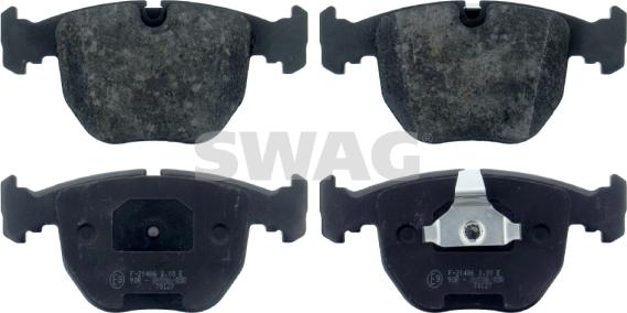 Swag 20 91 6345 - Kit de plaquettes de frein, frein à disque cwaw.fr