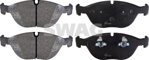 Swag 20 91 6366 - Kit de plaquettes de frein, frein à disque cwaw.fr