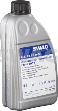 Swag 20 93 2600 - Huile pour boîte automatique cwaw.fr