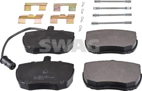 Swag 22 11 6127 - Kit de plaquettes de frein, frein à disque cwaw.fr