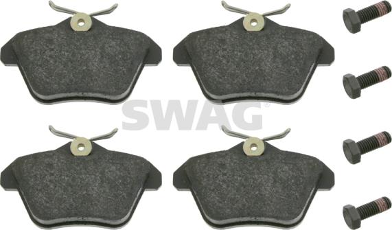 Swag 74916245 - Kit de plaquettes de frein, frein à disque cwaw.fr