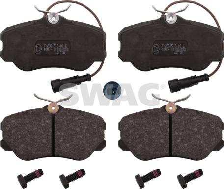 Swag 74 11 6004 - Kit de plaquettes de frein, frein à disque cwaw.fr