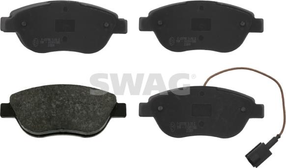 Swag 70 91 6554 - Kit de plaquettes de frein, frein à disque cwaw.fr