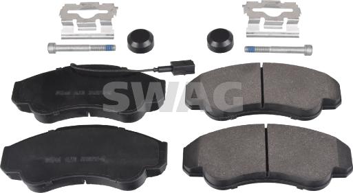 Swag 70 91 6663 - Kit de plaquettes de frein, frein à disque cwaw.fr