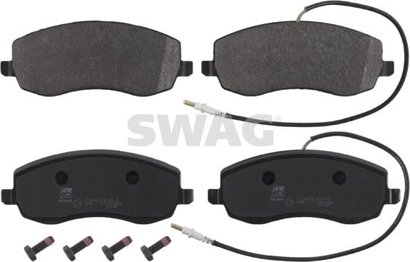 Swag 70 91 6846 - Kit de plaquettes de frein, frein à disque cwaw.fr