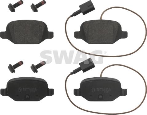 Swag 70916856 - Kit de plaquettes de frein, frein à disque cwaw.fr