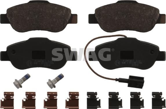 Swag 70 91 6879 - Kit de plaquettes de frein, frein à disque cwaw.fr