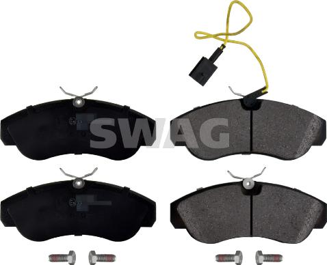 Swag 70 91 6392 - Kit de plaquettes de frein, frein à disque cwaw.fr