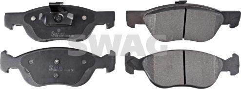 Swag 70 11 6050 - Kit de plaquettes de frein, frein à disque cwaw.fr