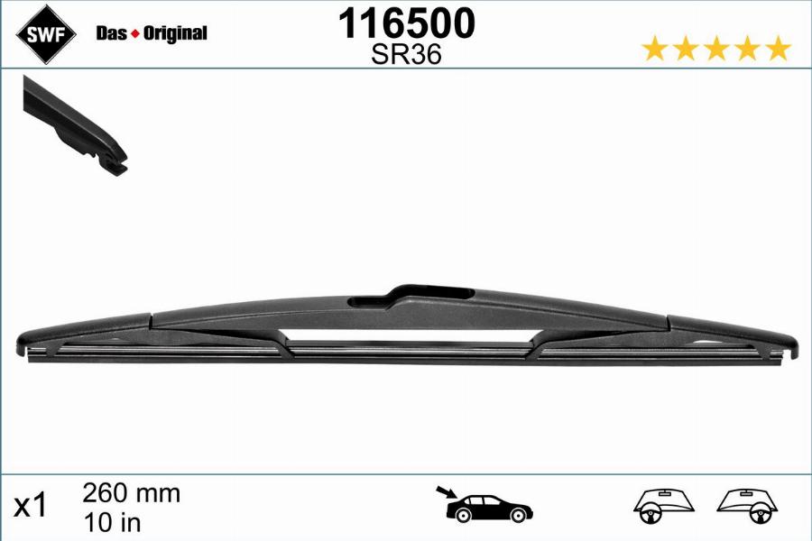 SWF 116500 - Balai d'essuie-glace cwaw.fr