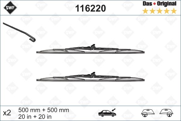 SWF 116220 - Balai d'essuie-glace cwaw.fr