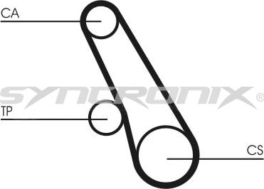 SYNCRONIX SY0991N - Courroie de distribution cwaw.fr