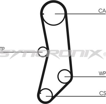 SYNCRONIX SY110997 - Kit de distribution cwaw.fr