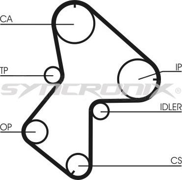 SYNCRONIX SY210940 - Kit de distribution cwaw.fr