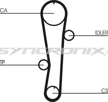 SYNCRONIX SY110942 - Kit de distribution cwaw.fr