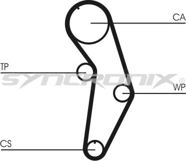 SYNCRONIX SY0908N - Courroie de distribution cwaw.fr