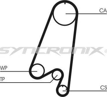 SYNCRONIX SY0910N - Courroie de distribution cwaw.fr