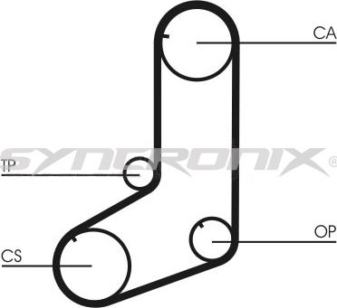 SYNCRONIX SY0911N - Courroie de distribution cwaw.fr