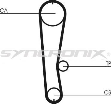 SYNCRONIX SY0936N - Courroie de distribution cwaw.fr