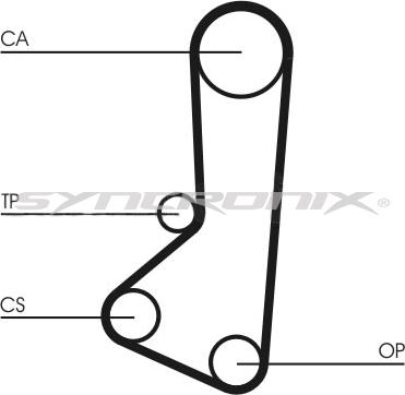 SYNCRONIX SY0511N - Courroie de distribution cwaw.fr