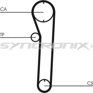 SYNCRONIX SY0669N - Courroie de distribution cwaw.fr