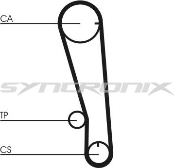 SYNCRONIX SY0665N - Courroie de distribution cwaw.fr