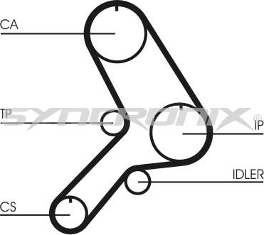 SYNCRONIX SY0619N - Courroie de distribution cwaw.fr