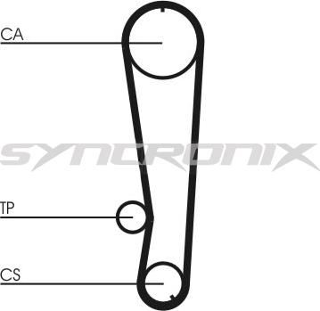 SYNCRONIX SY0674N - Courroie de distribution cwaw.fr