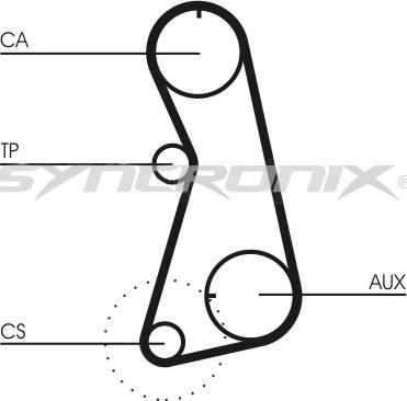 SYNCRONIX SY310848 - Kit de distribution cwaw.fr