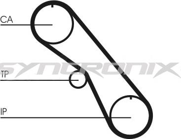 SYNCRONIX SY0861N - Courroie de distribution cwaw.fr