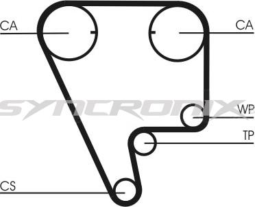 SYNCRONIX SY0804N - Courroie de distribution cwaw.fr