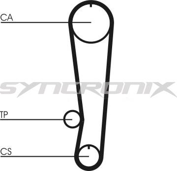 SYNCRONIX SY0808N - Courroie de distribution cwaw.fr