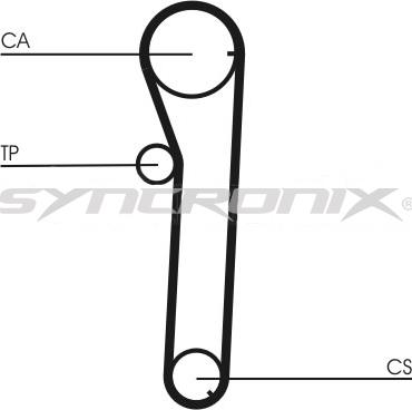 SYNCRONIX SY0817N - Courroie de distribution cwaw.fr