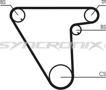 SYNCRONIX SY0833N - Courroie de distribution cwaw.fr