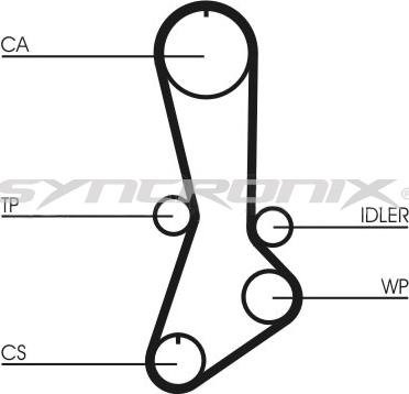 SYNCRONIX SY110765 - Kit de distribution cwaw.fr