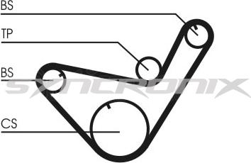 SYNCRONIX SY110714 - Kit de distribution cwaw.fr