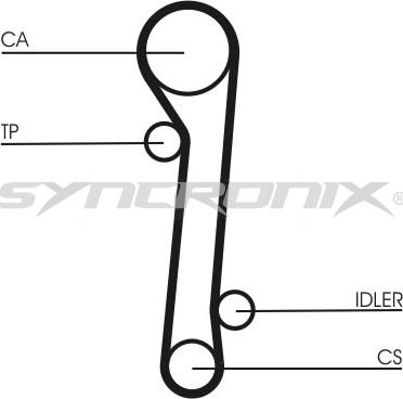 SYNCRONIX SY210781 - Kit de distribution cwaw.fr