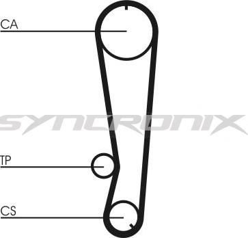 SYNCRONIX SY0788N - Courroie de distribution cwaw.fr