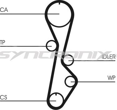 SYNCRONIX SY110774 - Kit de distribution cwaw.fr